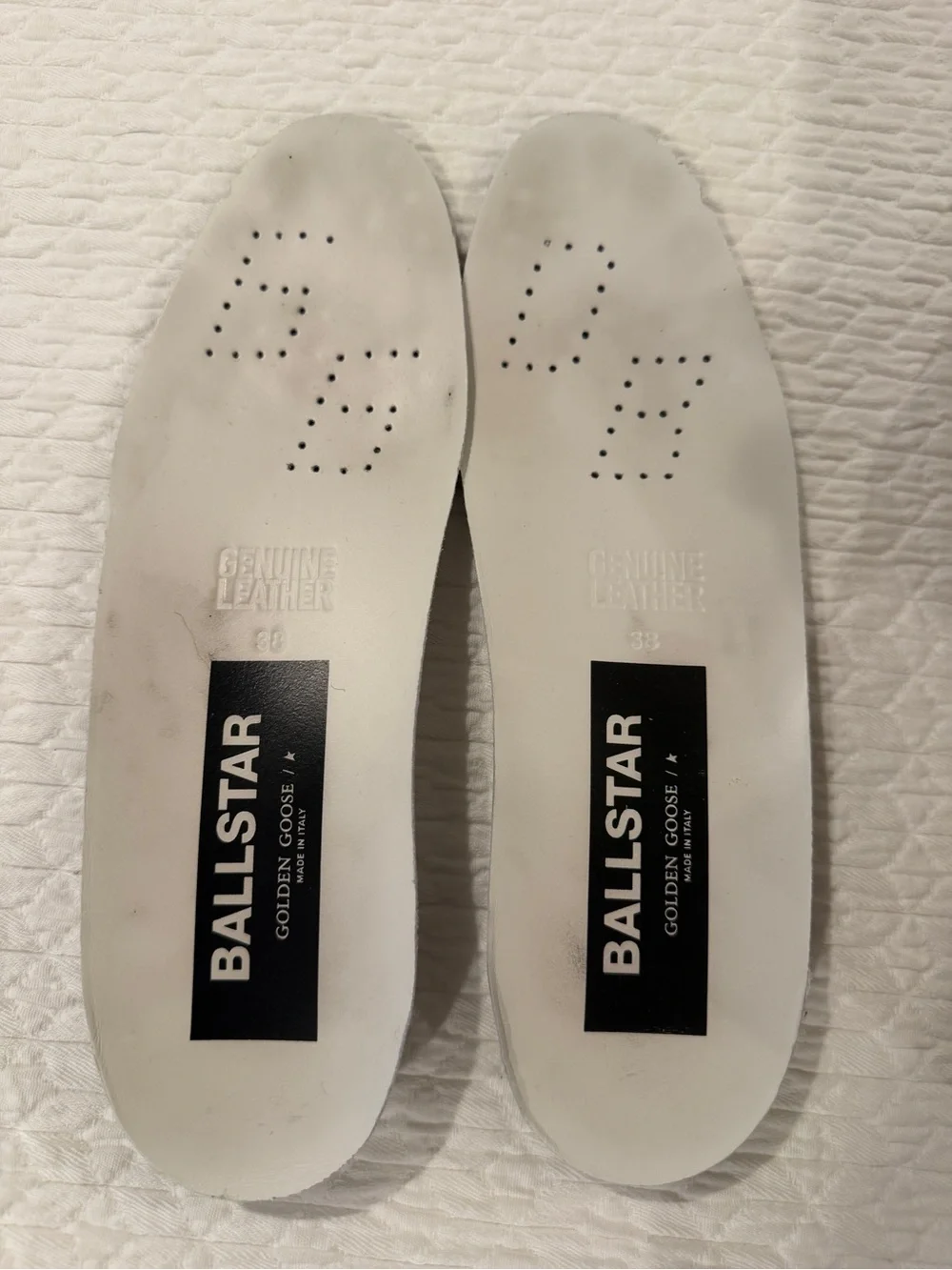 Golden Goose Ball Star Gray Suede with silver glitter star size 38
